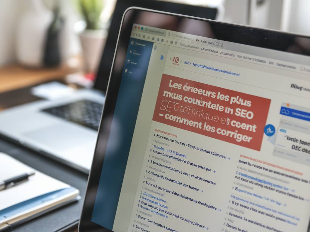 « Les erreurs les plus courantes en SEO technique et comment les corriger »